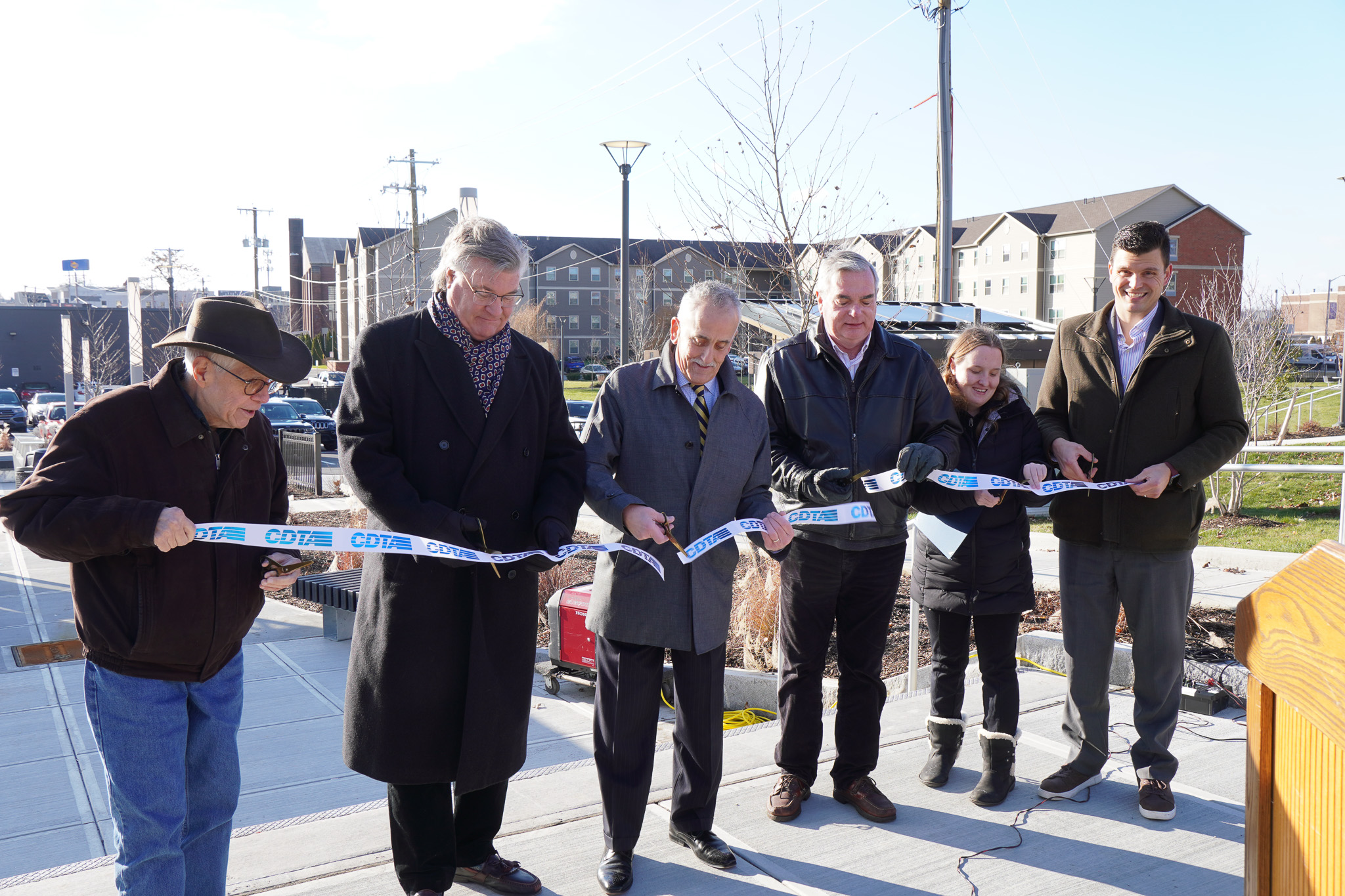 CDTA Cuts Ribbon on Region’s First Mobility Hub | Passenger Transport