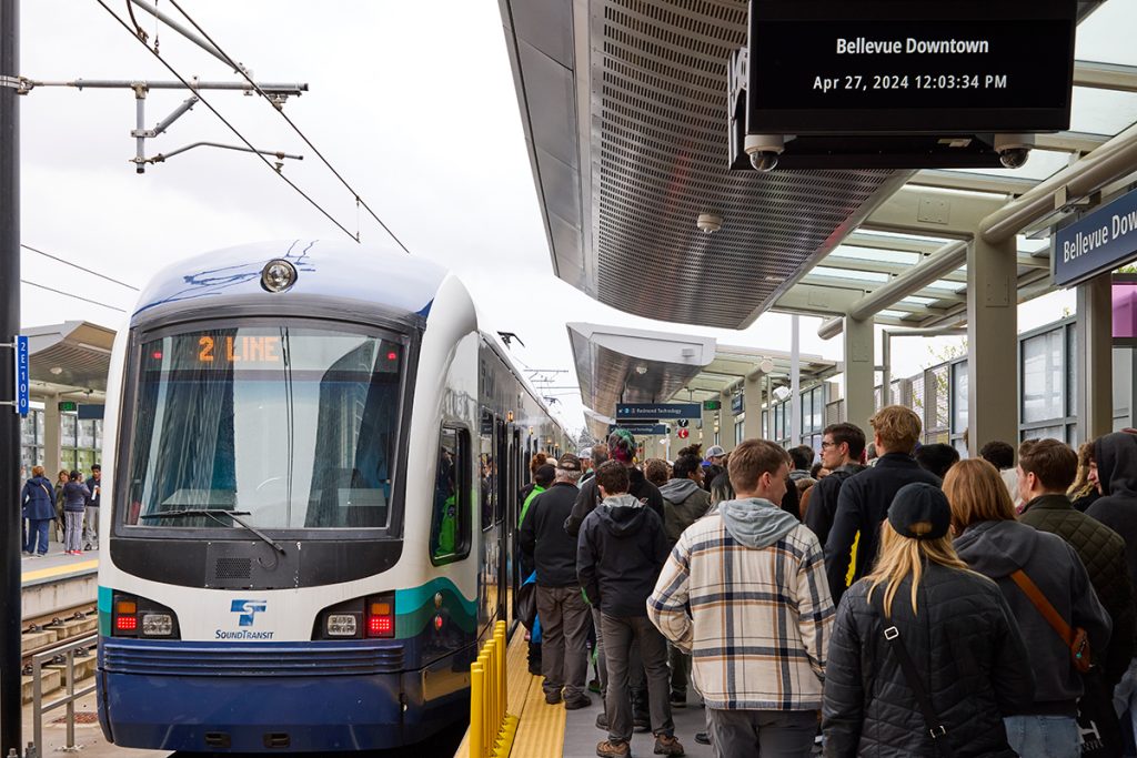 Sound Transit Opens Link Light Rail On The Eastside Passenger Transport