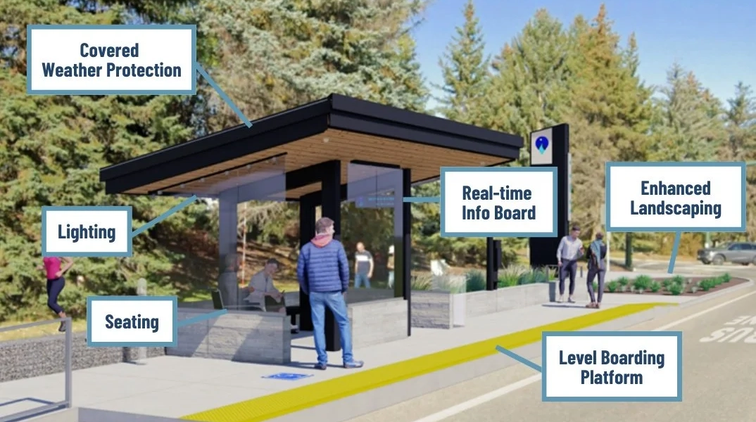 BRT station rendering