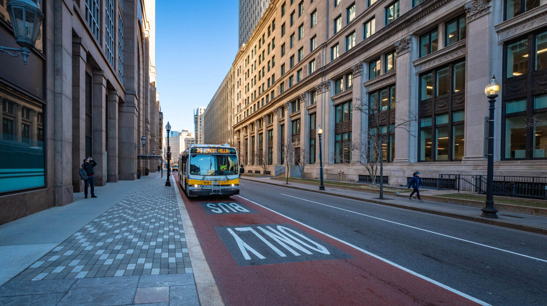 Bus only lane